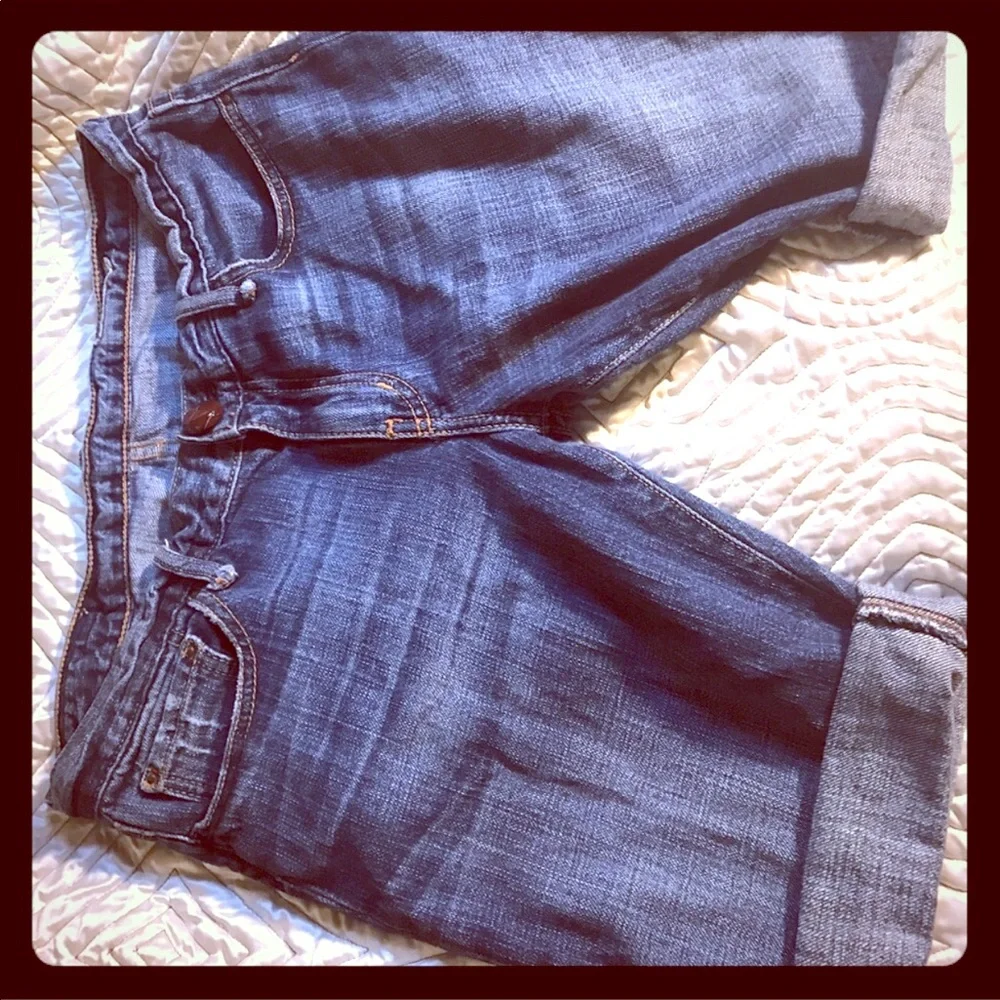 Vtg Y2K Chip and Pepper long leather button shorts jorts- back to school/ campus